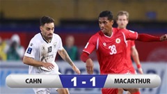 Kết quả Công an Hà Nội 1-1 Macarthur: Bỏ lỡ thời cơ vàng