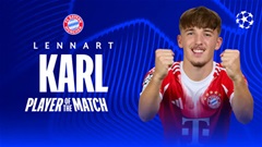 Lennart Karl khiến cả châu Âu ngỡ ngàng