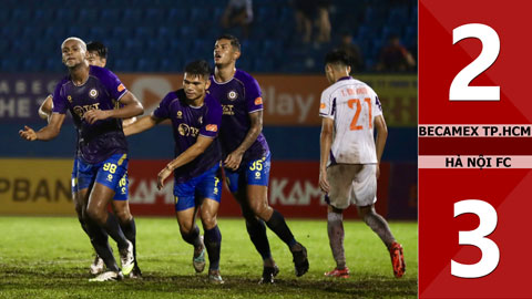 VIDEO bàn thắng Becamex TP.HCM vs Hà Nội FC: 2-3 (Vòng 8 V.League 2025/26)