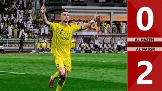VIDEO bàn thắng Al Hazem vs Al Nassr: 0-2 (Vòng 6 Saudi Pro League 2025/26)