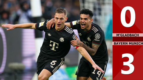 VIDEO bàn thắng M'Gladbach vs Bayern Munich: 0-3 (Vòng 8 Bundesliga 2025/26)