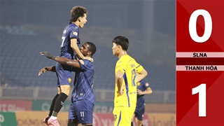 VIDEO bàn thắng SLNA vs Thanh Hóa: 0-1 (Vòng 8 V.League 2025/26)