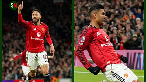 Matheus Cunha và Casemiro tạo nên cột mốc lịch sử cho MU