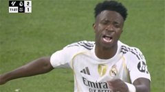 Trực tiếp Real Madrid 2-1 Barca: Vinicius bỏ vào đường hầm khi bị thay ra