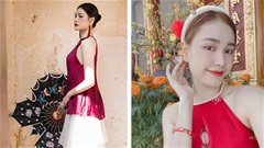 'Hoa khôi bóng chuyền' Kim Thanh đẹp rạng ngời, chiều cao chuẩn người mẫu
