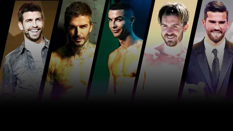 Top 5 cầu thủ điển trai nhất thế giới: David Beckham chỉ đứng thứ 2