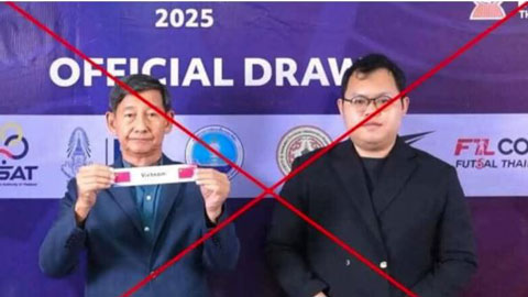 VFF yêu cầu làm rõ sự cố nhầm cờ Việt Nam khi bốc thăm giải Futsal U19 và U16 Đông Nam Á