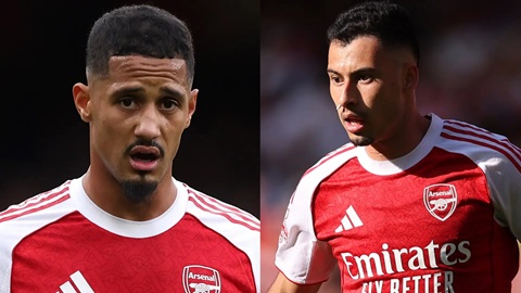 Arsenal mất thêm Saliba và Martinelli vì chấn thương