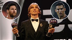 Luka Modric loại Ronaldo và Messi khỏi top 5 cầu thủ vĩ đại nhất lịch sử