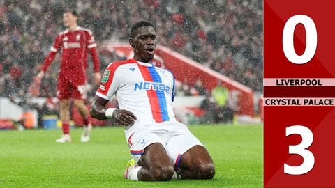 VIDEO bàn thắng Liverpool vs Crystal Palace: 0-3 (Vòng 4 League Cup 2025/26)