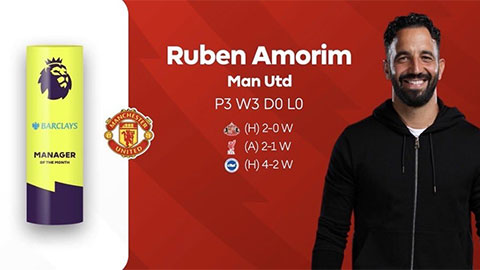Tin giờ chót 30/10: Ruben Amorim có cơ hội giành vinh dự lớn nhất từ khi tới MU
