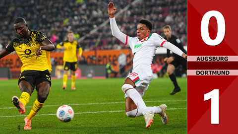 VIDEO bàn thắng Augsburg vs Dortmund: 0-1 (Vòng 9 Bundesliga 2025/26)