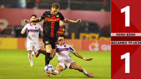 VIDEO bàn thắng Ninh Bình vs Becamex TP.HCM: 1-1 (Vòng 9 V.League 2025/26)