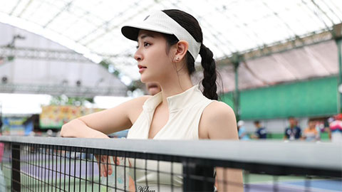 Hotgirl Giang Phạm làm dậy sóng sân pickleball