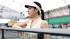 Hotgirl Giang Phạm làm dậy sóng sân pickleball