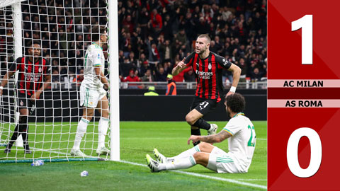 VIDEO bàn thắng AC Milan vs AS Roma: 1-0 (Vòng 10 Serie A 2025/26)