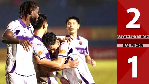 VIDEO bàn thắng Becamex TP.HCM vs Hải Phòng: 2-1 (Vòng 10 V.League 2025/26)