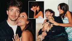 Charles Leclerc đính hôn với người mẫu Alexandra Saint Mleux