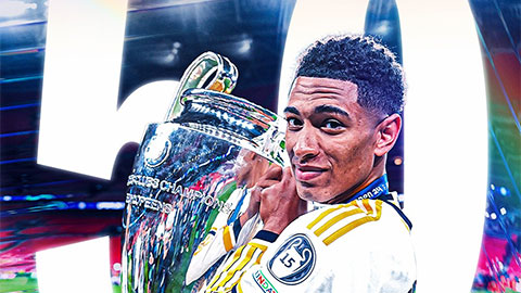 Jude Bellingham vượt mặt Lionel Messi và Kylian Mbappe để lập kỷ lục Champions League