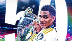Jude Bellingham vượt mặt Lionel Messi và Kylian Mbappe để lập kỷ lục Champions League