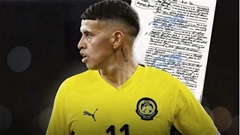 Báo Argentina vạch trần thêm một cầu thủ nhập tịch Malaysia