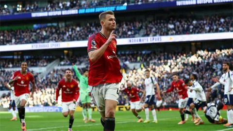 Tường thuật Tottenham 2-2 MU