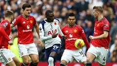 Trực tiếp Tottenham 0-0 MU: Thế trận giằng co