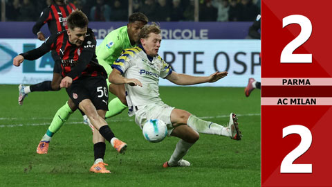 VIDEO bàn thắng Parma vs AC Milan: 2-2 (Vòng 11 Serie A 2025/26)