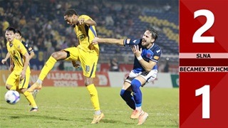 VIDEO bàn thắng SLNA vs Becamex TP.HCM: 2-1 (Vòng 11 V.League 2025/26)