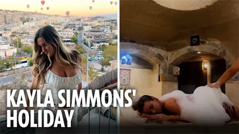 Mỹ nhân bóng chuyền Kayla Simmons khỏa thân khiến fan choáng váng