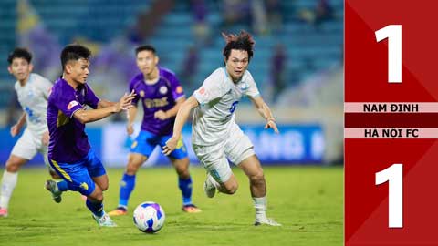 VIDEO bàn thắng Nam Định vs Hà Nội FC: 1-1 (Vòng 11 V.League 2025/26)