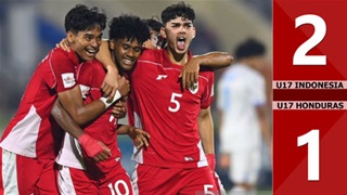 VIDEO bàn thắng U17 Indonesia vs U17 Honduras: 2-1 (Vòng bảng U17 World Cup 2025)