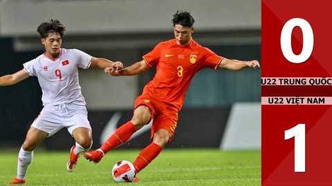 VIDEO bàn thắng U22 Trung Quốc vs U22 Việt Nam: 0-1 (Giải Panda Cup 2025)