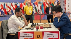 Đại kiện tướng Lê Quang Liêm đánh bại kỳ thủ Ấn Độ, làm nên lịch sử cho cờ vua Việt Nam