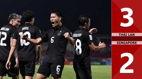 VIDEO bàn thắng Thái Lan vs Singapore: 3-2 (Giao hữu Quốc tế 2025)