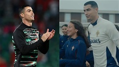 Ronaldo ra sân gặp đội U16 nữ Bồ Đào Nha 