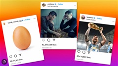 Lionel Messi là Vua của Instagram 