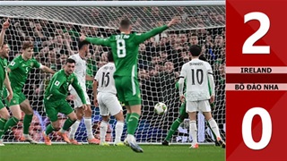 VIDEO bàn thắng Ireland vs Bồ Đào Nha: 2-0 (Vòng loại World Cup 2026)