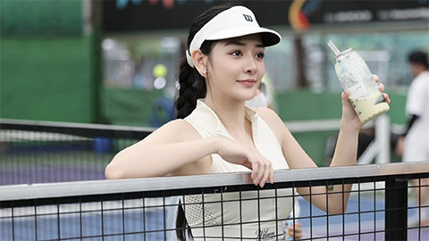 Hotgirl Giang Phạm được khen body chuẩn VĐV, gây thương nhớ trên sân pickleball