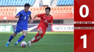 VIDEO bàn thắng U22 Việt Nam vs U22 Uzbekistan: 0-1 (Giải giao hữu CFA Panda Cup 2025)