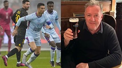 Piers Morgan tung video về Messi để bênh Ronaldo sau thẻ đỏ