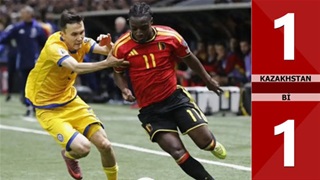 VIDEO bàn thắng Kazakhstan vs Bỉ: 1-1 (Vòng loại World Cup 2026)