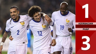 VIDEO bàn thắng Azerbaijan vs Pháp: 1-3 (Vòng loại World Cup 2026)
