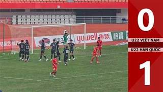 VIDEO bàn thắng U22 Việt Nam vs U22 Hàn Quốc: 0-1 (Panda Cup 2025)