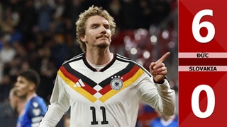 VIDEO bàn thắng Đức vs Slovakia: 6-0 (Vòng loại World Cup 2026)