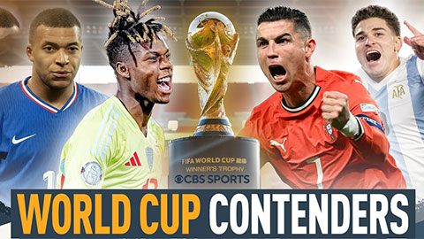 Top 5 ứng viên sáng giá cho chức vô địch World Cup 2026