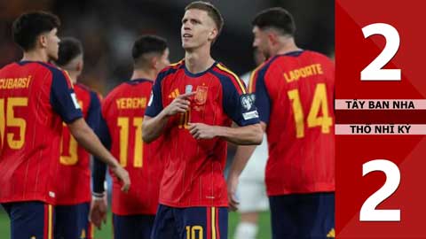 VIDEO bàn thắng Tây Ban Nha vs Thổ Nhĩ Kỳ: 2-2 (Vòng loại World Cup 2026)