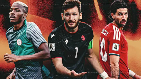 Đội hình 'siêu khủng' lỡ hẹn World Cup 2026