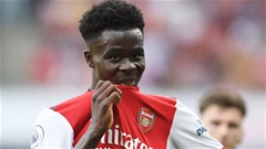 Bukayo Saka sắp ký giao kèo 'khủng' với Arsenal