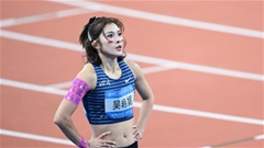 Mỹ nhân điền kinh Trung Quốc lỡ HCV vì 0,04 giây
